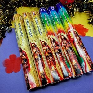 Incense Santa Muerte Beuna Suerte And Lluvia Dinero 6 Pack . Hand Made 6 Tubes